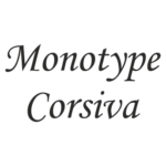 Monotype Corsiva betűtípus +1.450 Ft